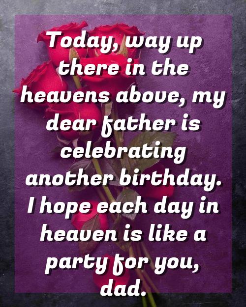 advance birthday wishes for father